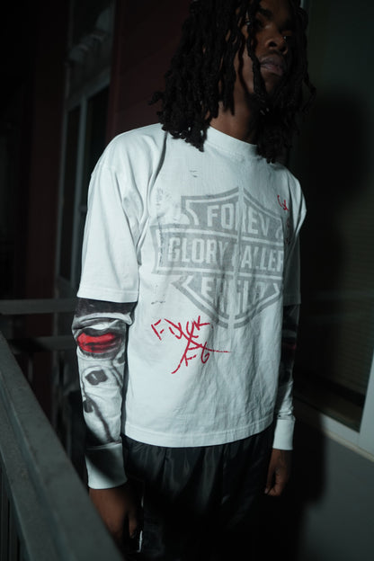 “F*ck Misery” Double Layered Tee