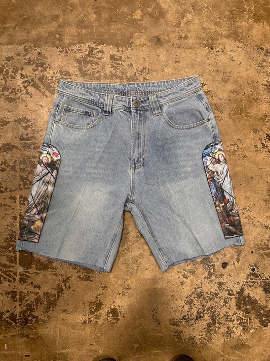 “Pray For Riches” Jorts