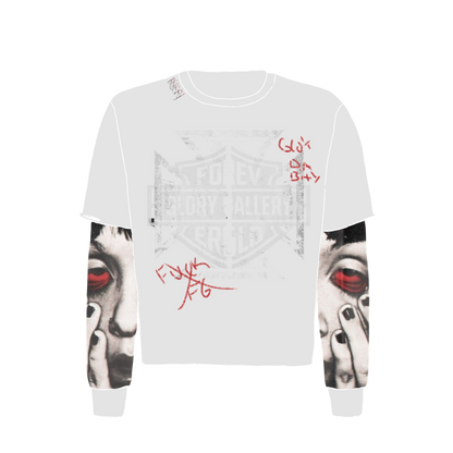 “F*ck Misery” Double Layered Tee